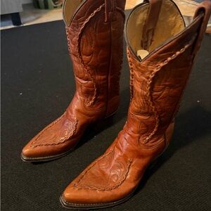 Dan Post Vintage Brown Western Cowboy Boots